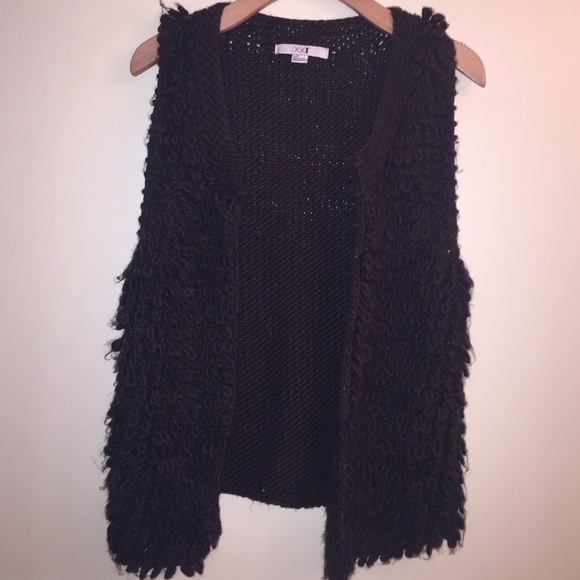 Shaggy Crochet Vest