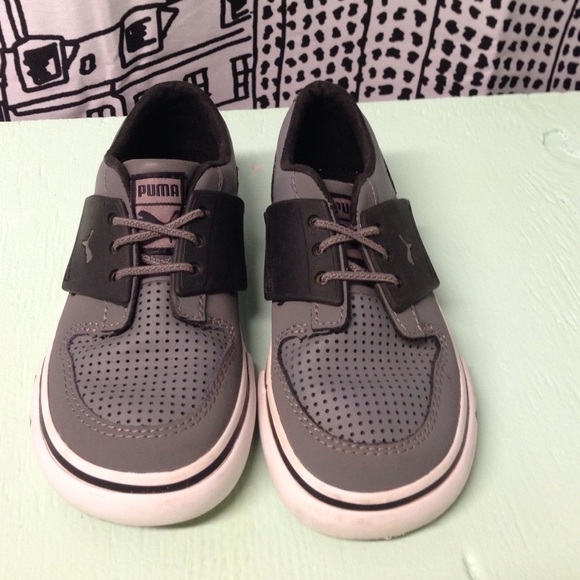 Puma kids slip on shoes