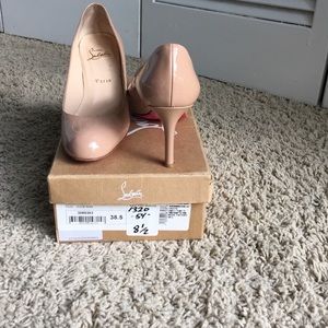 Original Christian louboutin nude pumps with box