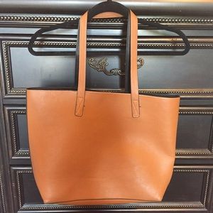 Soft Leather Reversible Tote
