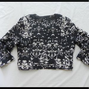 Carolina K leather triangle reversible jacket