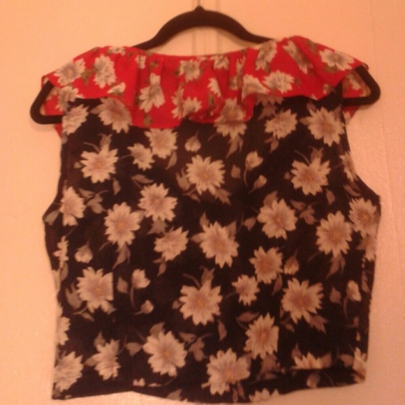 Paris Blues Vintage Sheer Crop Tp no lining - Picture 4 of 4