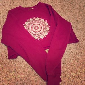 Crop sweatshirt