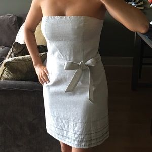 NWT Shimmer Strapless Cocktail Dress