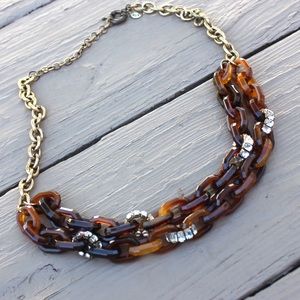 J.Crew tortoise link necklace