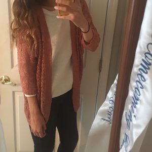 3/4 sleeve Rose Cardigan