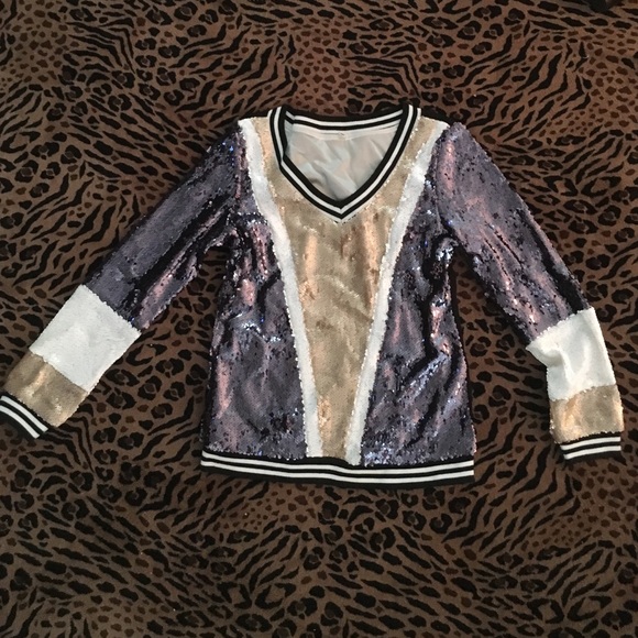 Sequined Pullover
