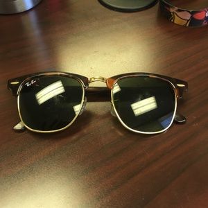 Vintage clubmaster Ray Ban sunglasses