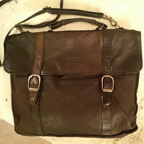 Handbags - Vintage Italian leather messenger bag
