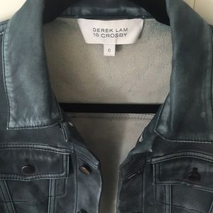 Derek Lam 10 Crosby Lambskin Jacket Extra Details