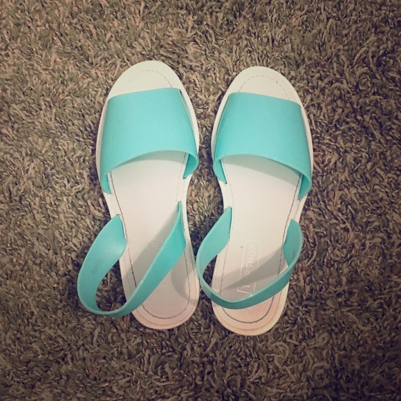 Topshop plastic sandals