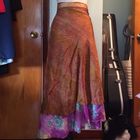 Kariza Indian Sari Wrap Dress