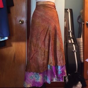 Kariza Indian Sari Wrap Dress