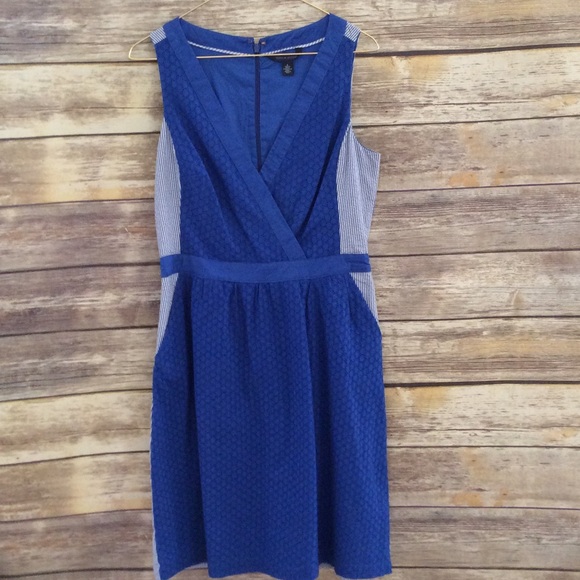 Tommy Hilfiger seersucker eyelet BLUE dress NWT - Picture 2 of 7