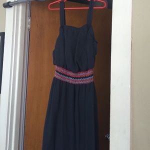 Girls navy blue sleeveless dress