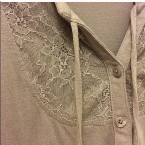 Gray cotton blouse - Picture 4 of 4