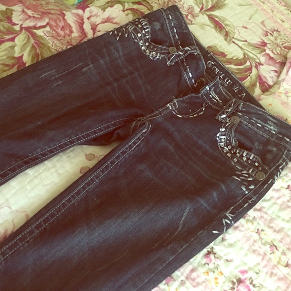 GLA Bedazzled Jeans - Picture 1 of 4