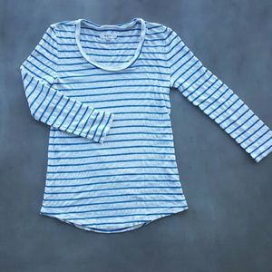 Madewell Striped Longsleeve tee XS