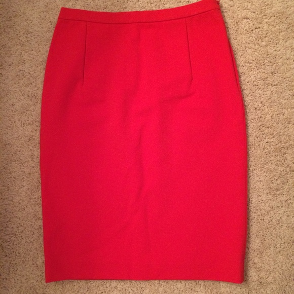 Diane von Furstenberg Dresses & Skirts - Perfect  Diane von Furstenberg Red Pencil Skirt!!