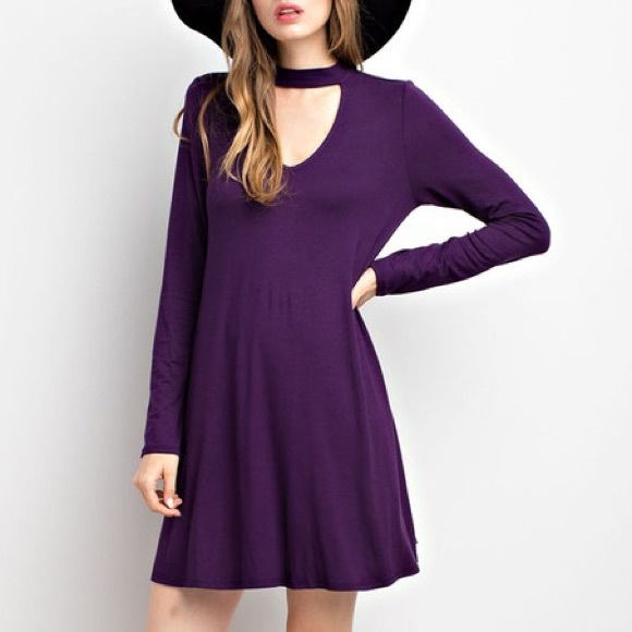 New! Lasting impression Dress in Purple - Picture 2 of 2