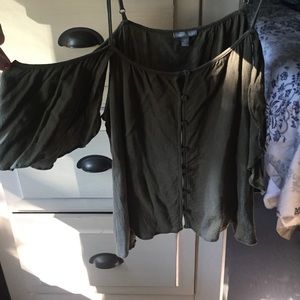 Charlotte Russe Open Shoulder top