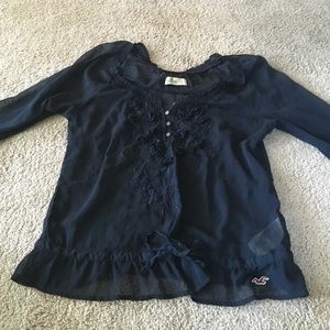 Navy Hollister shirt