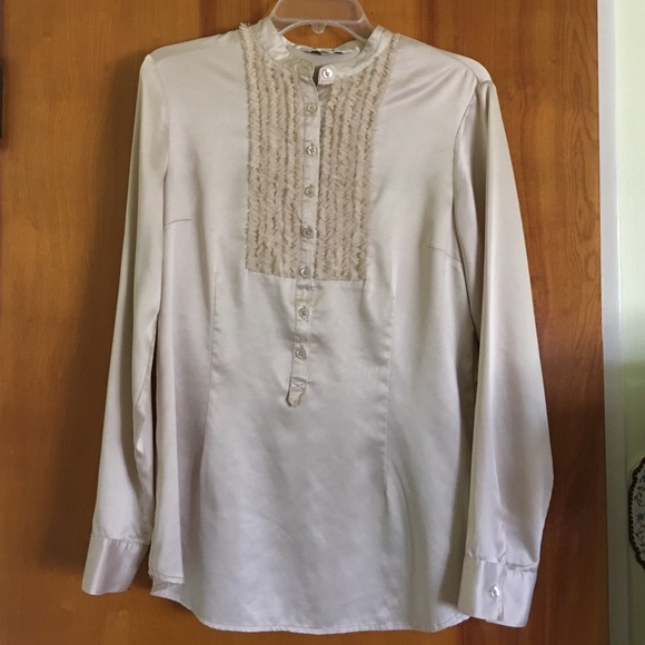 CAbi Tuxedo Blouse