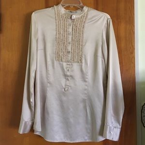 CAbi Tuxedo Blouse