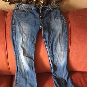 Size 32x30 silver jeans
