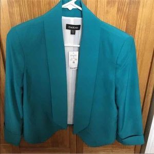 Bebe Aqua/teal blazer