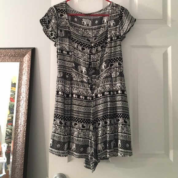 Francesca's Elephant Romper
