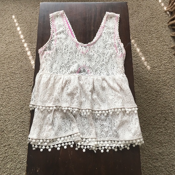 Free people lace tank top