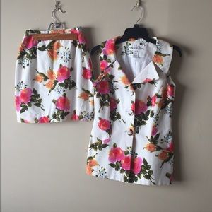 Christian Dior women's floral two piece