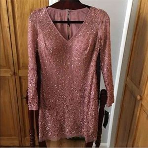 Aidan Mattox embellished sequin dress