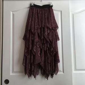 Free people flowy skirt