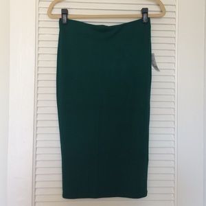 Forever 21 Fitted Midi Skirt