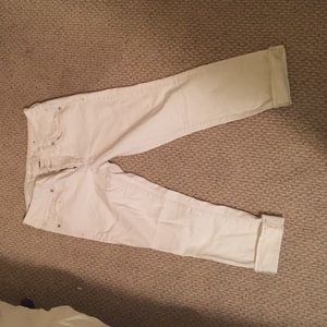 White American Eagle Artist capris