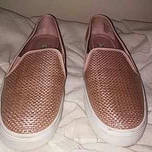 SIMPLY VERA VERA WANG woven pink flats sz 10M