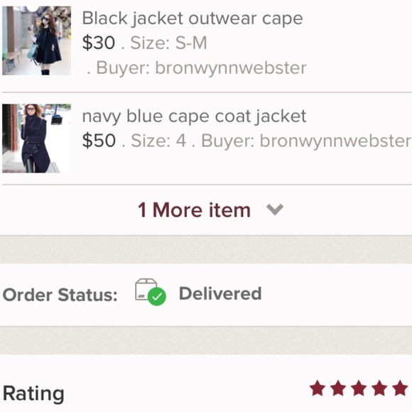 Burgundy thin light wrap jacket coat - Picture 3 of 3