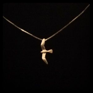 14k Gold Bird and Box Chain