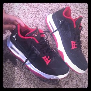 Red and Black Jordan's