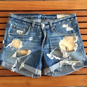 rag & bone denim shorts, size 24