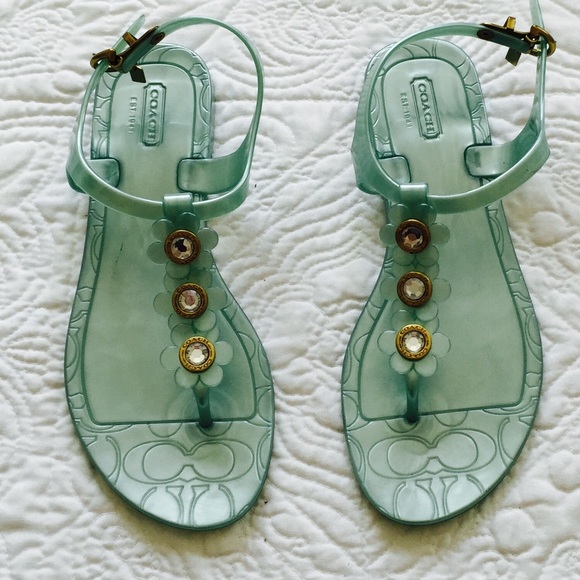 Coach Shoes - Coach jelly sandals