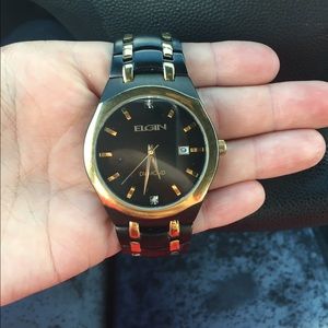Black Elgin watch