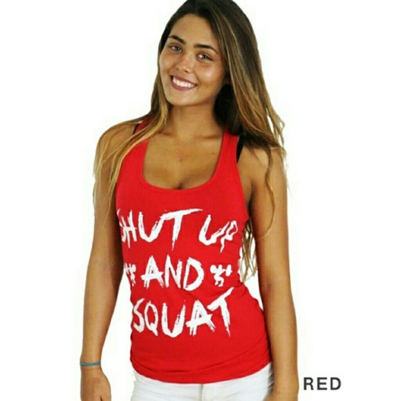 Red hot tank top