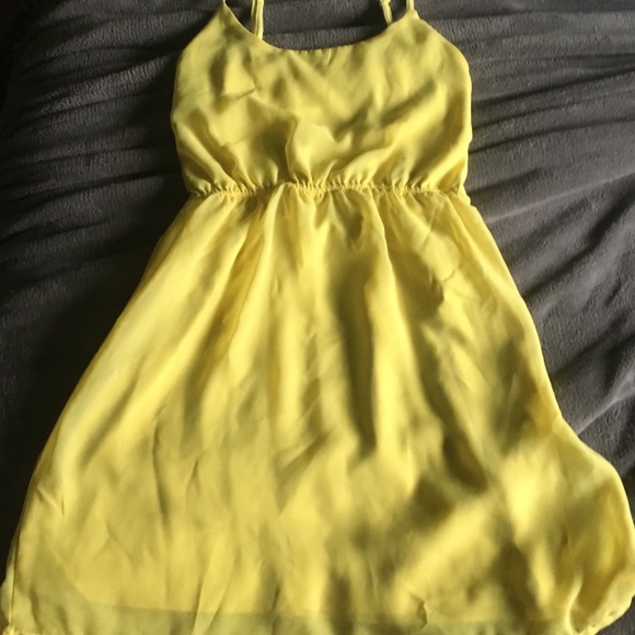 Yellow dress
