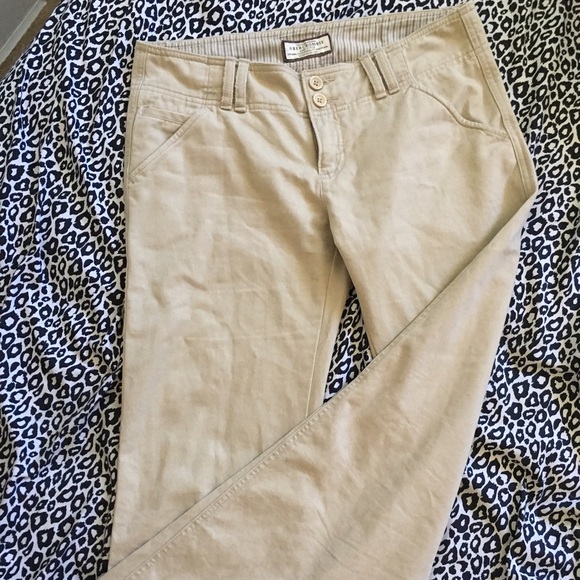 Abercrombie and Fitch Tan Pants (inseam is 34")