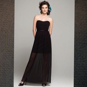 Alfred Angelo 7260 black bridesmaid dress