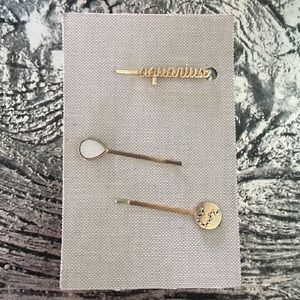 Anthropologie Aquarius Hair Barrettes