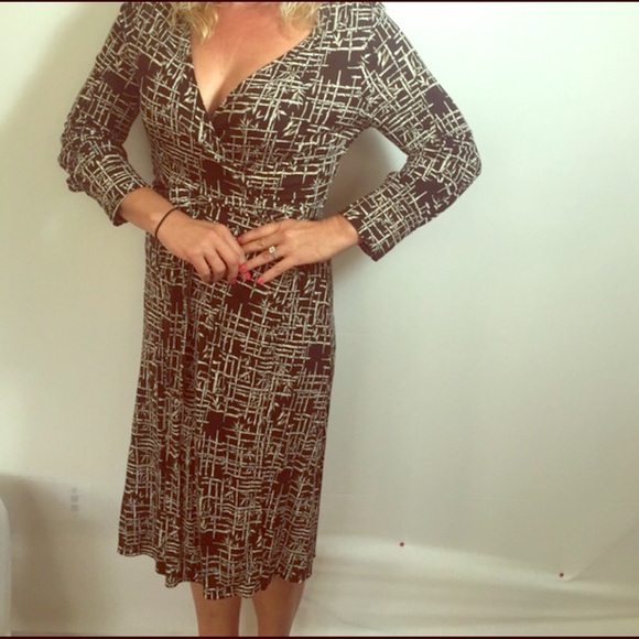 Ann Taylor wrap dress size 10